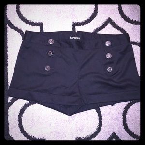 Black Express Sailor Shorts